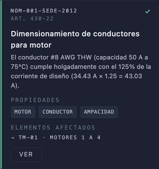 Articulo de la NOM cumplido